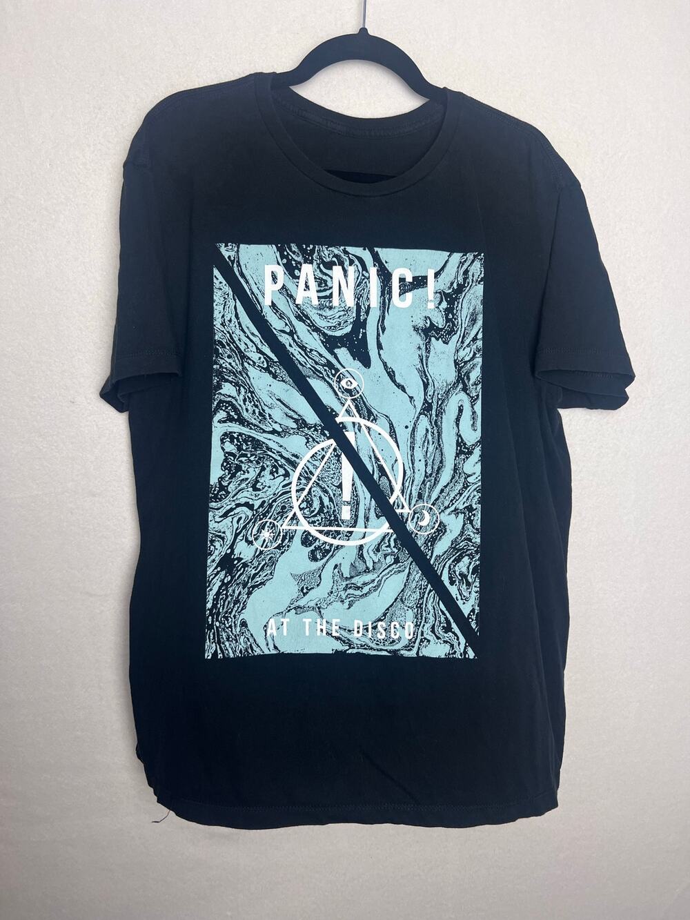 Panic! At The Disco Marbled Symbols Graphic T-Shirt Short Sleeve Pop Rock Band
